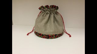 Coudre un sac pochon  Tuto Couture Madalena [upl. by Knarf]