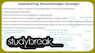 Gewerbeertrag Hinzurechnungen Kürzungen  Unternehmensbesteuerung [upl. by Akinot]