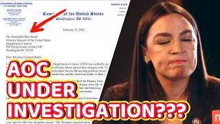 AOC TERRIFIED Begs DOJ to Reveal Investigation into Her Helping Migrants aoc newyork immigration [upl. by Diantha]