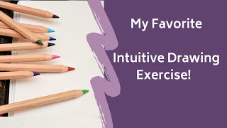 Intuitive Drawing Exercise Mindful Art [upl. by Ailedamla]