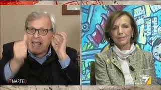 Il confronto tra Vittorio Sgarbi ed Elsa Fornero su Salvini Bibbiano e il linguaggio della politica [upl. by Atteirneh]