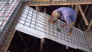 How To Building Reinforced Concrete Stairs Step By Step [upl. by Pournaras]