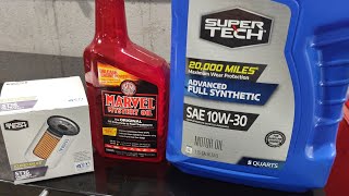 We continue With Marvel Mystery Oil and SuperTech 10w30 20k Mile Full Synthetic Oil Dodge Ram 52L [upl. by Sikes422]