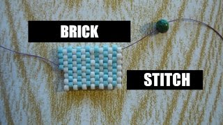 Ścieg koralikowy Brick Stitch TUTORIAL  Qrkokopl [upl. by Patterson557]