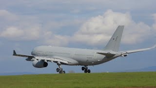 Teesside Airport Plane Spotting 070323 KC2 VOYAGER RARE [upl. by Qirat]