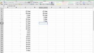 How to calculate repeating dates in Excel TuesdayThursday MWF etc [upl. by Reel]