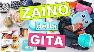 COSA CE NEL MIO ZAINO DELLA GITA💥ORGANIZZAZIONE [upl. by Suoicul]