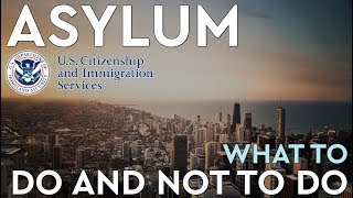 How to Apply for Asylum in USA  10 Dos and Donts [upl. by Suravat]