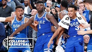 Zion Williamson RJ Barrett score 61 points for Duke vs Kentucky  College Basketball Highlights [upl. by Aseeral]