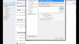 Setting Thunderbird to do SMTP authentication [upl. by Nonahs]