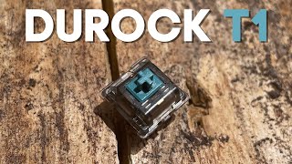 The Snappiest Sounding Switch Durock T1 Review [upl. by Orrocos]