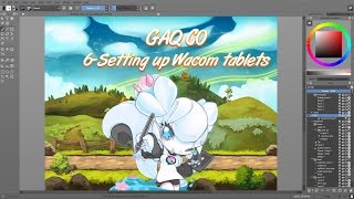 How to setup a wacom tablet with Krita [upl. by Annabal]