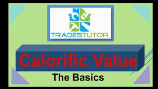 Calorific Value the basics [upl. by Noirred]