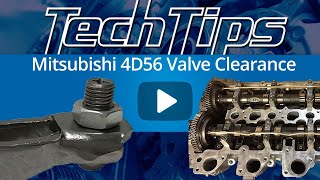 Mitsubishi 4D56 Valve Clearance [upl. by Niels]