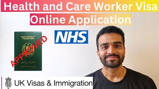 Health and Care Worker Visa Online Application [upl. by Cran]