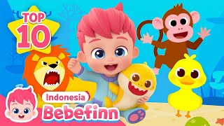 TOP 10  Kumpulan Lagu Anak  Bebefinn Bahasa Indonesia [upl. by Leeda]