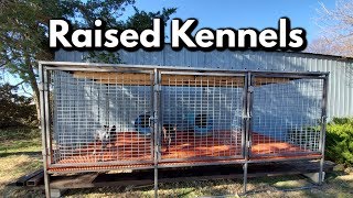 Professional Raised Dog Kennel build [upl. by Pages]