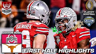 CFP Semifinal HALFTIME HIGHLIGHTS Ohio State Buckeyes vs Texas Longhorns  ESPN CFB [upl. by Madonia]