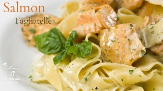 Super Snel recept Zalm amp tagliatelle Pesto  Salmonrecipe Without oven13 [upl. by Yeltnerb]