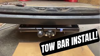 Installing A Tow Bar On The Sprinter [upl. by Narat753]