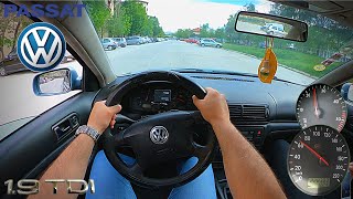 Volkswagen Passat B5 19 TDI 1997  POV Drive [upl. by Nawaj]