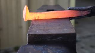 Forging a Railroad Spike Knife [upl. by Hardwick]