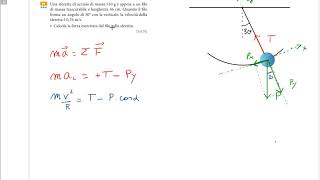 Tensione di un filo nel pendolo [upl. by Nnoved]