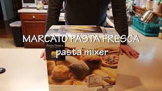 Marcato Pasta Fresca Unboxing amp First Impression [upl. by Lebasiram]