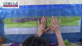 Nuno Felting Tutorial  Part 1 of 4 [upl. by Neivad]