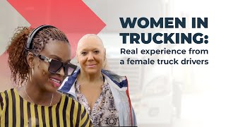 Women in Trucking Real experience from a female truck drivers [upl. by Jamille]