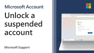 How to unlock a suspended Microsoft account  Microsoft [upl. by Assenat555]