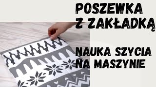 JAK USZYĆ POSZEWKĘ NA PODUSZKĘ [upl. by Alrats]