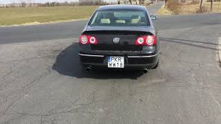 Passat B6 32 VR6 custom exhaust sound [upl. by Corney]