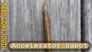 3006 Accelerator Sabot with 55gr 223 Hornady VMax [upl. by Nosrettap]