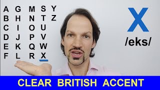 How To Pronounce The English Alphabet BRITISH PRONUNCIATION [upl. by Tai281]