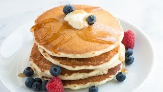 Easy Fluffy Pancakes Recipe  How to Make Pancakes from Scratch [upl. by Tloh]