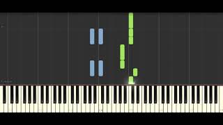 Bruno Mars Liquor Store Blues Piano Tutorial Synthesia [upl. by Dorej]