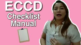 ECCD Checklist Manual [upl. by Arrahs]