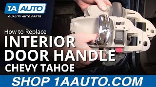 How to Replace Interior Door Handle 9500 Chevy Tahoe [upl. by Sara-Ann]