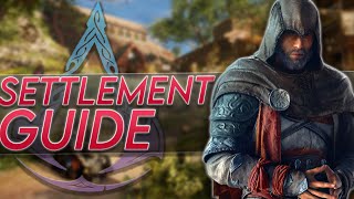 Assassins Creed Valhalla  Settlement Guide Tips and Tricks [upl. by Gervase]