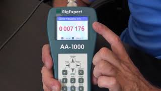 RigExpert AA1000 Antenna Analyzer ReviewQuick Demo Ham Radio Antenna Analyzer [upl. by Eno499]