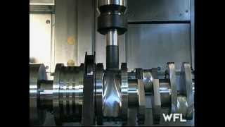 WFL M60 MillTurn Complete Crankshaft Machining  MARTECH Machinery NJ  USA [upl. by Onairelav]