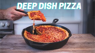 The 4 keys to make perfect CHICAGO DEEP DISH pizza every time [upl. by Thurlough147]