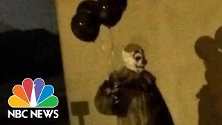 Creepy Clowns Are Summer 2016’s Most Unnerving Occurrence  NBC News [upl. by Einnus662]