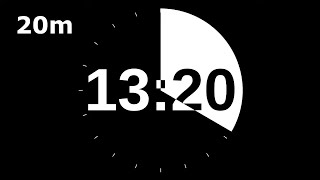 20 Minute Countdown Timer [upl. by Olette272]