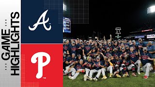 Braves vs Phillies Game Highlights 91323  MLB Highlights [upl. by Iccir211]