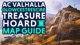 Glowecestrescire Treasure Hoard Map Guide  Assassins Creed Valhalla Treasure AC Valhalla Hoard [upl. by Ayalahs673]