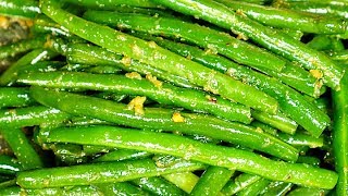 Garlic Green Beans Recipe [upl. by Derward]