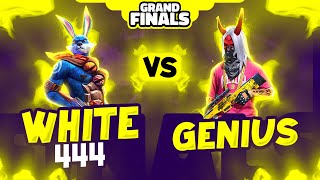 White444 🐰 Vs Genius 🔥  Free Fire 1 vs 1 Championship Grand Final [upl. by Thibaud]