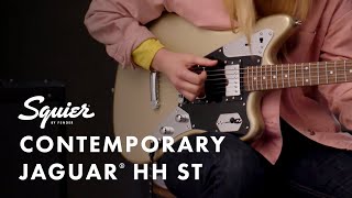 Exploring The Squier Contemporary Jaguar HH ST  Fender [upl. by Docila]